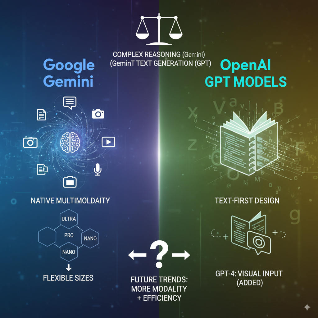 Google Gemini vs GPT｜AI 搜尋差異、案例與應用完整比較