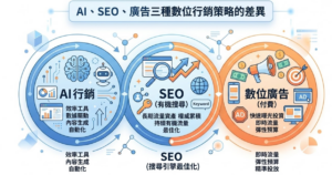 AI、SEO、廣告差在哪？企業行銷最容易搞錯的三件事